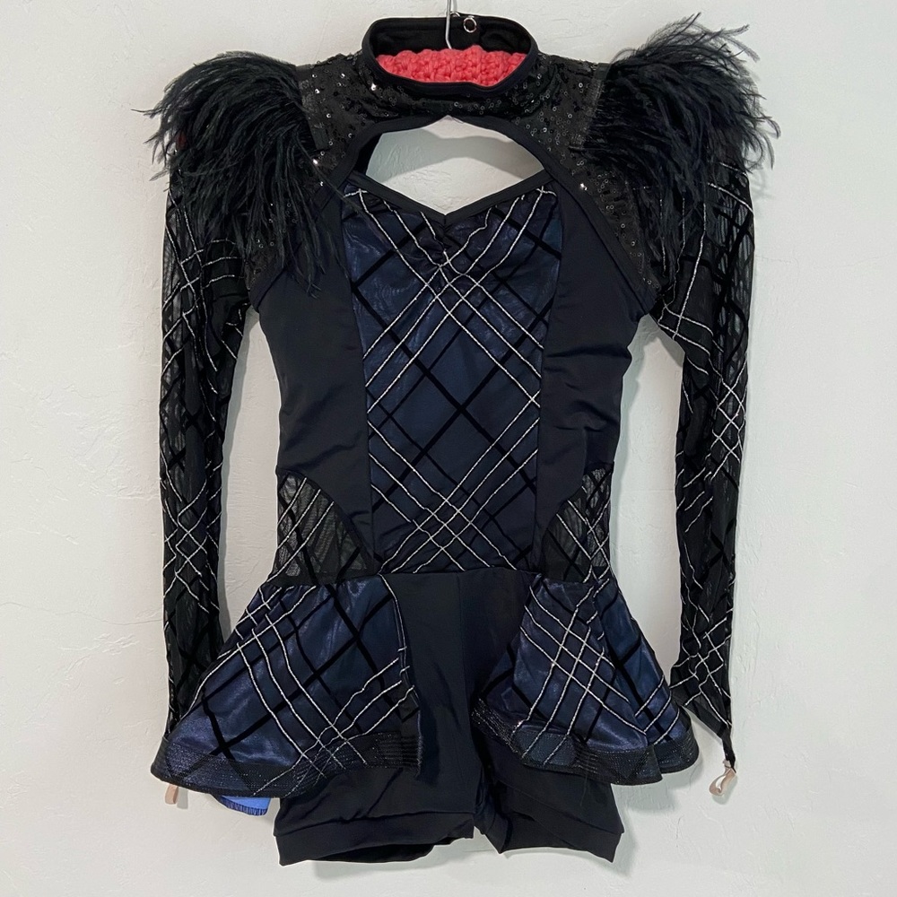Dance costume black and blue